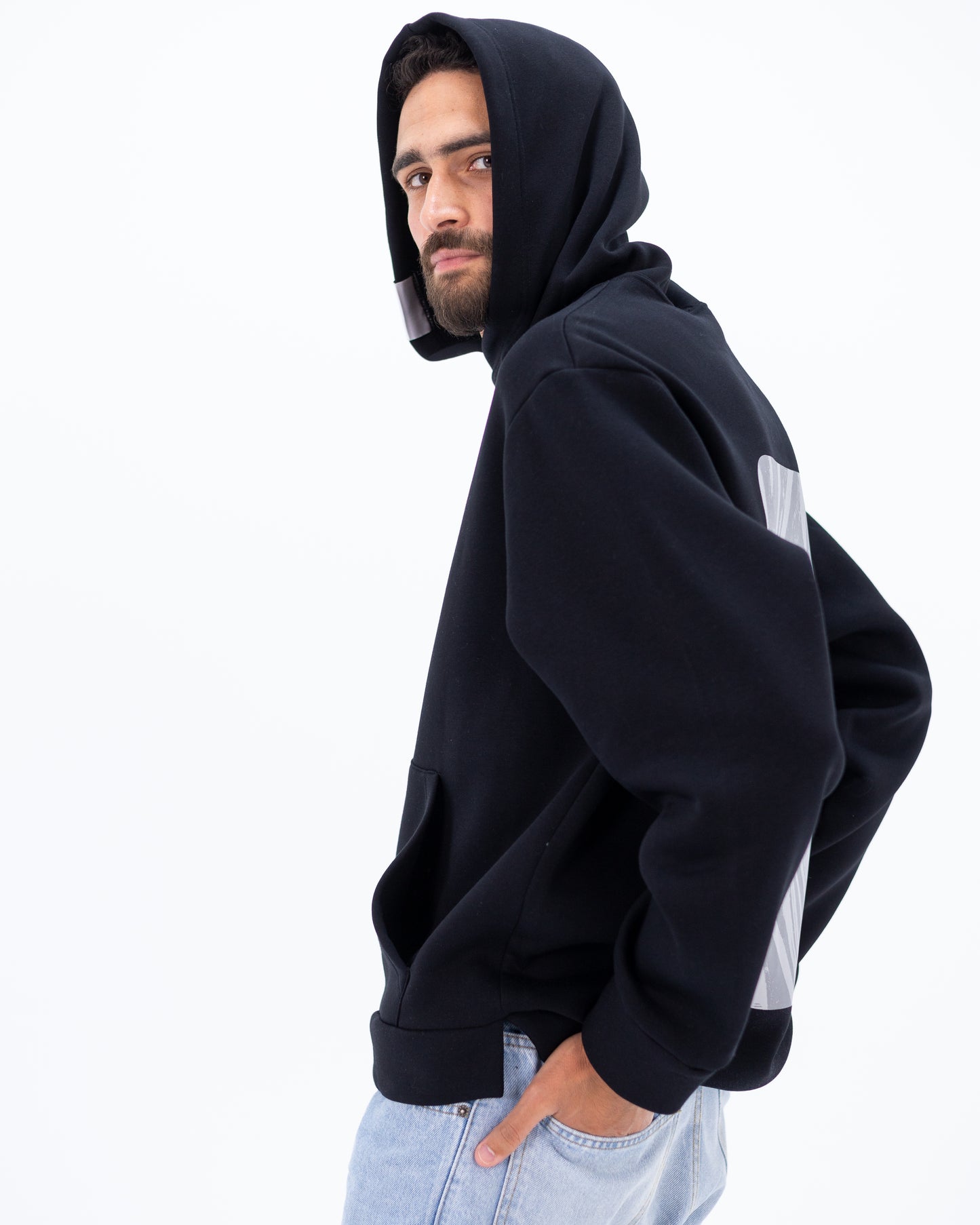 Oversized Black Hoodie