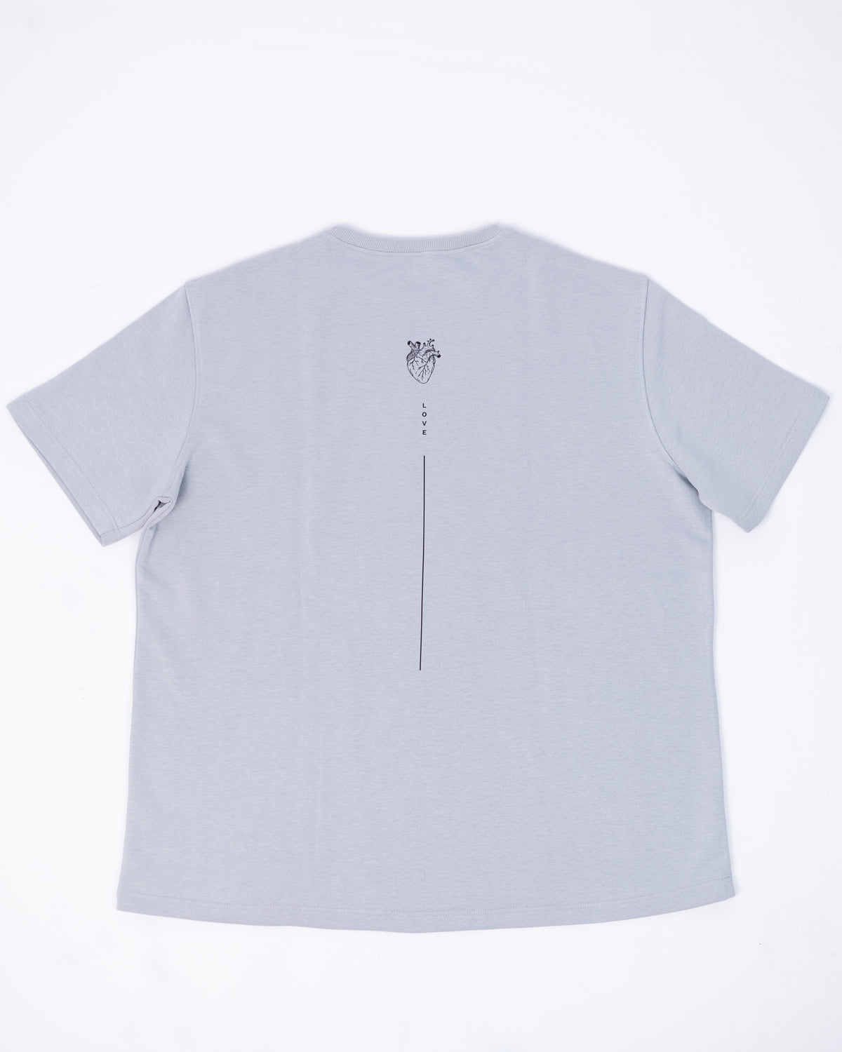 Oversized light grey T-shirt