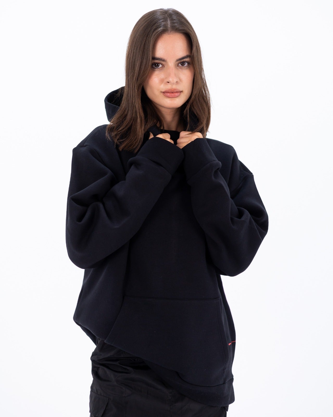 Oversized Black Hoodie
