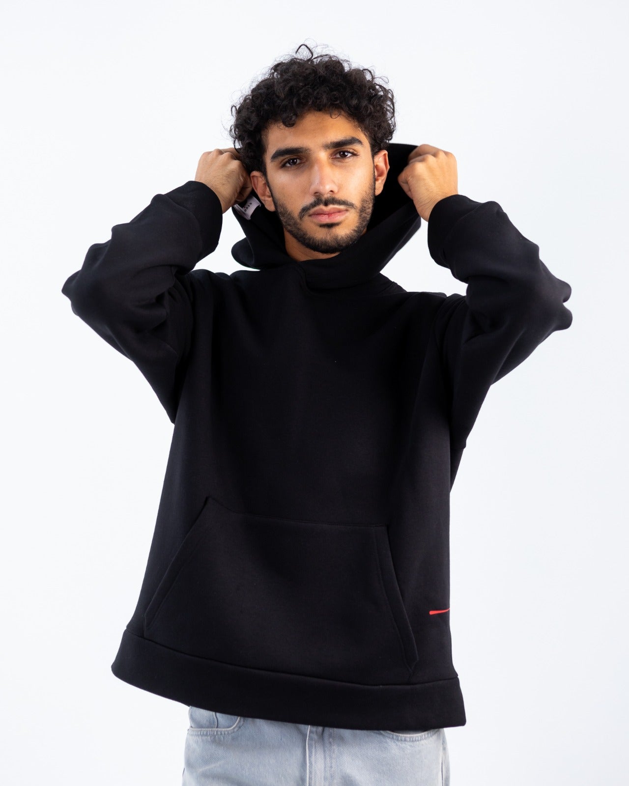 Oversized Black Hoodie