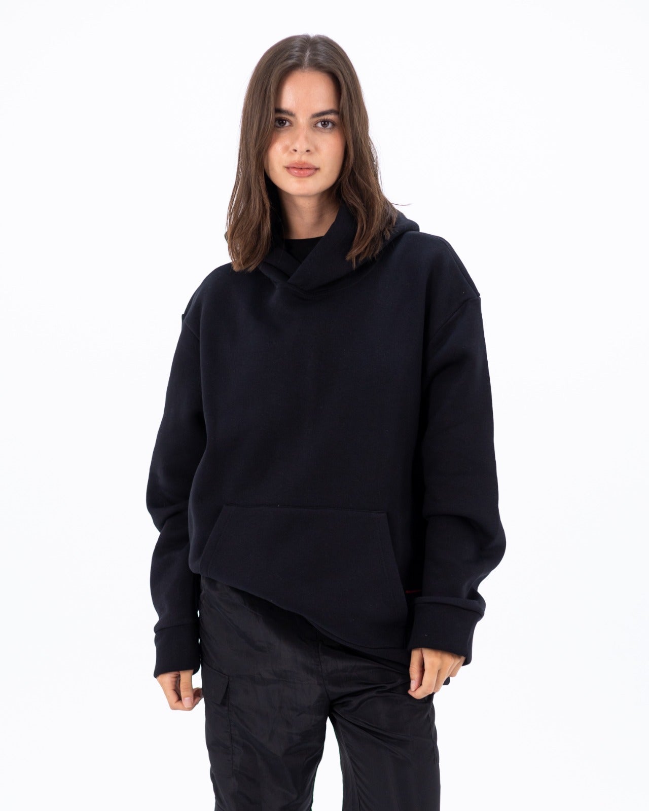Oversized Black Hoodie