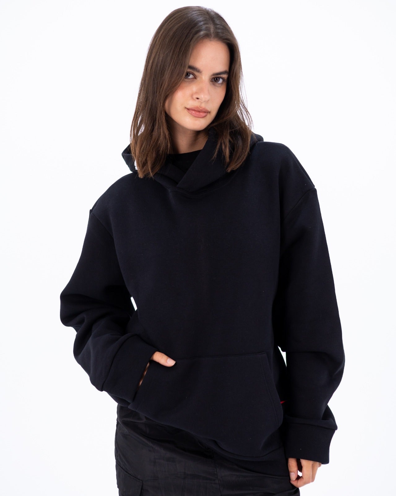 Oversized Black Hoodie